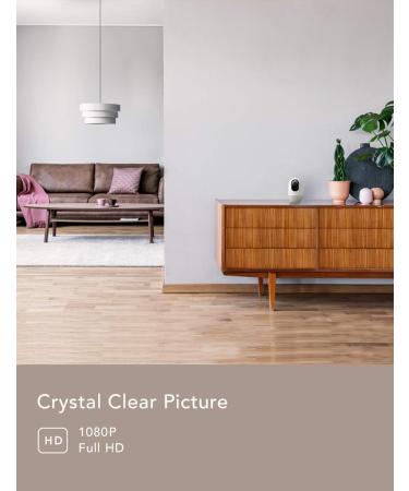 Nooie Baby Monitor - 360 WiFi Baby Camera 1080p HD Night Vision AI Tracking Intercom & Alexa Compatible - Buy Online on GoSupps.com