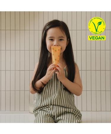 Unpa Cha Cha Carrot Toothpaste for Kids 36+ Months | Low Fluoride Formula | 2.65 oz - Safe & Fun Oral Care - Buy Online on GoSupps.com