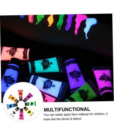  Beavorty Beavorty 2 Pack Safe Body Paints 10ml UV Reactive Face Paints No Harmful Chemicals For Night Events 8 Pieces X 2 - Buy Online on GoSupps.com