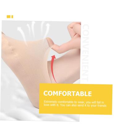 Healvian Hallux Valgus Regulator Separator Boat Socks Tool | 1 Pair for Men & Women | Invisible Polyester Fiber | 17.8x8cm - Buy Online on GoSupps.com