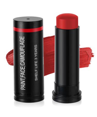 AOMIG Aomig Body Pencil Paint Stick Makeup Sticks for Face and Body Halloween Body Art Party Makeup (Red)