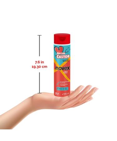 Buy NOVEX Doctor Castor Shampoo - Organic Vegan Hair Growth Formula with Castor Oil Omega 6 & 9 Vitamin E - 300ml - Buy Online on GoSupps.com