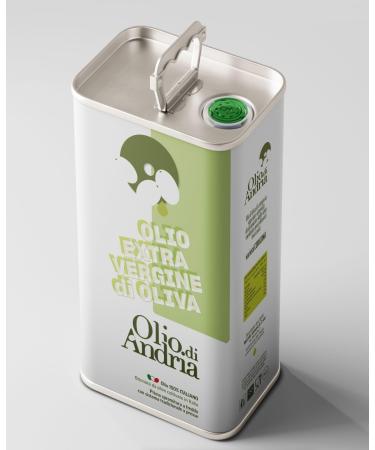 Olio di Andria Extra Virgin Olive Oil 100% Intense Fruity Coratin 5 Litre