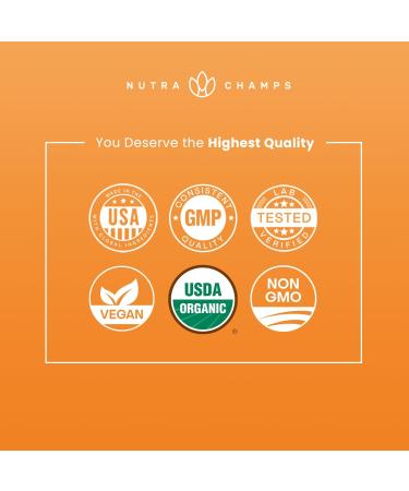 NutraChamps USDA Organic Maca Root Capsules for Women & Men, 2100mg, 180 Capsules, Black, Red & Yellow, Peruvian Maca Peruana, Extra Strength Pure Premium Gelatinized Root Powder Supplement 180 Count (Pack of 1) - Buy Online on GoSupps.com