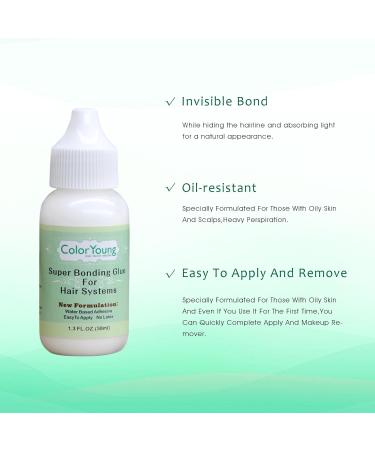 Wig Glue for Lace Front Wigs - Waterproof Invisible Bonding Glue 1.3oz | International Shipping - Buy Online on GoSupps.com