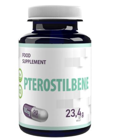 Pterostilbene 100mg 90 Vegan Capsules Certificate of Analysis by AGROLAB Germany High Strength Supplement Gluten and GMO Free