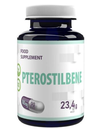 Pterostilbene 100mg 90 Vegan, Third-Party Laboratory Tested, High Strength Supplement