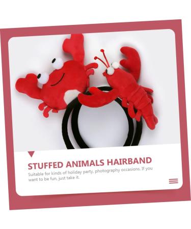 CRILSTYLEO 1pc Lobster Headband Festive Decor Headdress Delicate Hairbands Holiday Party Supplies Creative Headbands Party Hairband Stuffed Headbands Funny Headband Adorable Hairband - Buy Online on GoSupps.com