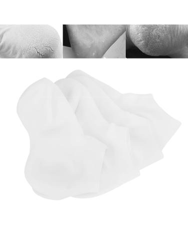 Verdant Touch Elastic Foot Care Socks Moisturizing Exfoliating Foot Skin Care Socks 2 Pairs White Size S (33-35) - Buy Online on GoSupps.com