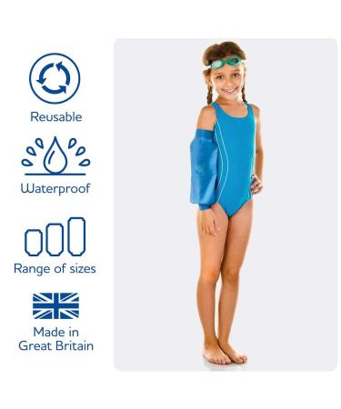 Child Small Bloccs Waterproof PICC Line & Midline Elbow Protector - Swim, Shower & Bathe with Confidence - Watertight Protection - Buy Online on GoSupps.com