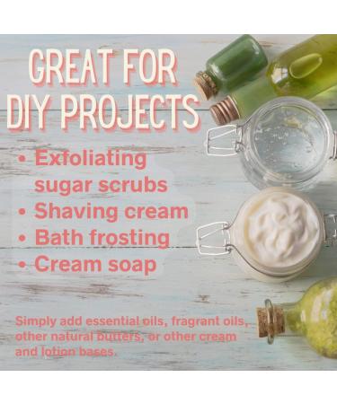 100% Natural Vegan Foaming Bath Butter Base - 2 lb Whipped Bag for Shower Bath Exfoliating Scrubs & Shaving Cream - Bulk Size Halal Fragrance Oil Ready - Buy Online on GoSupps.com