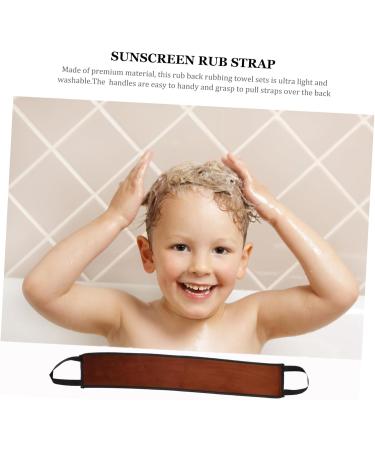 Sunscreen Rubbing Strap Lotion Applicator | Long Bath Towel & Tanning Oil Strip - 81x11cm International Shipping - Buy Online on GoSupps.com