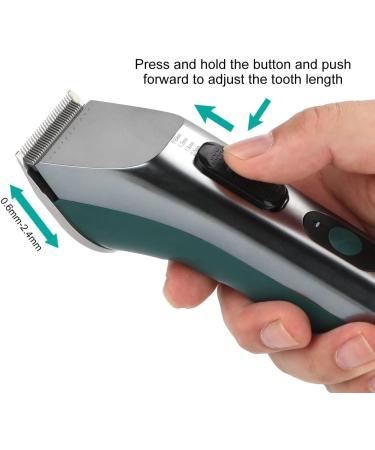 Hair Clippers for Men Professional Trimmer Men's Electric Beard Hair Clipper Blade Adjustable Hair Cutting Shears 5 Motor Speed Rechargea - Buy Online on GoSupps.com