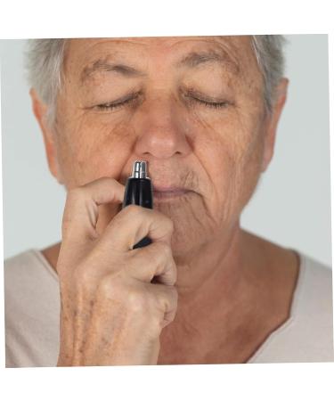 FRCOLOR Electric Ear & Nose Hair Trimmer - 2 Pcs Creative Nose Hair Cleaner & Remover Tool for Personal Care - Black - Buy Online on GoSupps.com