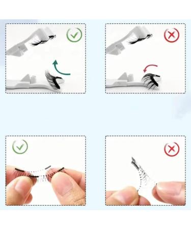 Magnetic Eyelashes with Applicator Reusable Strip Lashes Magnetic Eyelashes Natural Look Magnetic Eyelashes without Eyeliner No Glue or Eyeliner Needed Magnetic Eyelashes Easy to Use - Buy Online on GoSupps.com