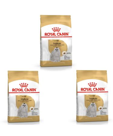 Royal Canin Maltese Adult | Pack of 3 | 3 x 500 g | Maltese Adult Dry Food | to Support Coat and Digestion | for Dogs from 10 Months