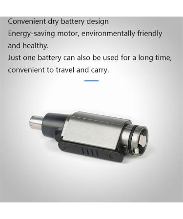 Buy Nose and Ear Hair Trimmer - Rechargeable Hypoallergenic Stainless Steel Easy to Clean Gray | International Shipping Available - Buy Online on GoSupps.com