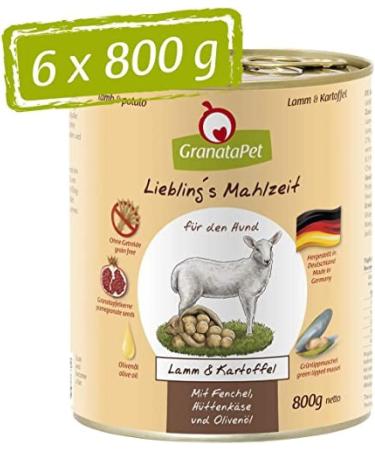 Granapet Liebling's Meal Adult Lamb & Darling's Meal Lamb & Potato Bundle - 10 kg Dry & Wet Dog Food for Optimal Health - Buy Online on GoSupps.com