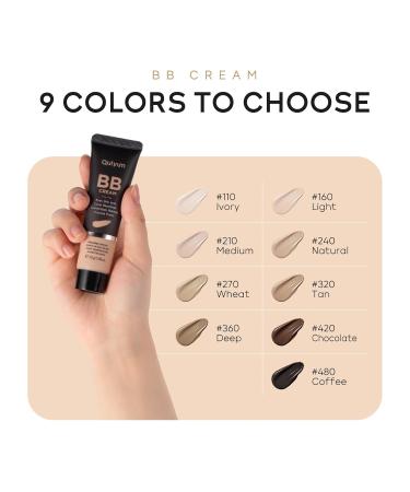 Easilydays Hydrating BB Cream Tinted Moisturizer 9Colors Full-Coverage Foundation & Concealer Brighten Skin Tone & Cover Pores Oil Control & Cover Flaws Natural Finish for All Skin Types 210 Medium - Buy Online on GoSupps.com