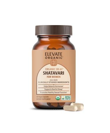 SRI-81 Shatavari Vegan Capsules for Women Asparagus racemosus Root Extract with Acti Veda (30 Servings) Shatavari Capsules
