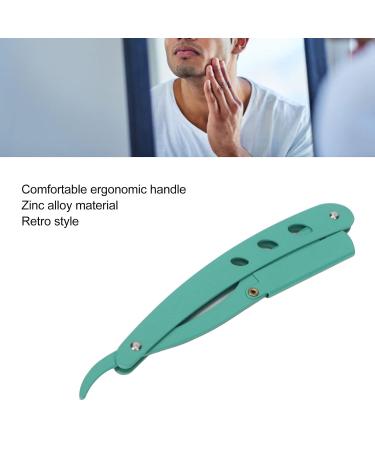 Professional Hairdresser Folded Salon Razor Knife Holder | Ergonomic Retro Design Practical Alloy Material Manual Razor Holder - Buy Online on GoSupps.com