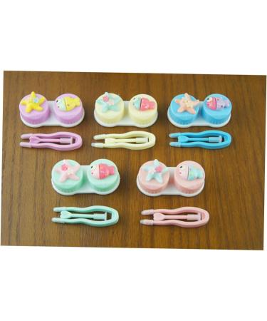 Buy Solustre Portable Cartoon Contact Lens Container - Stylish & Practical Lens Storage Case for Travel - Buy Online on GoSupps.com