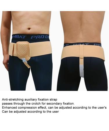 Groin Hernia Support for Men | Adjustable Inguinal Hernia Belt & Truss for All Hernia Types - Fits Up to 39" Hips - Buy Online on GoSupps.com