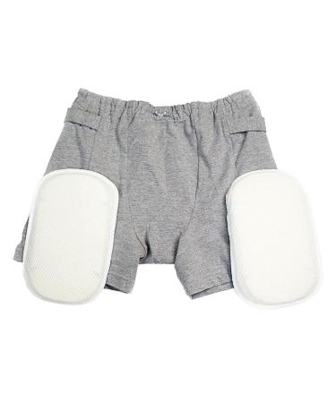JAYIOLA Women Soft Hip Shorts Elderly Fall Injury Prevention Aid Grey Gray M Medium Gray