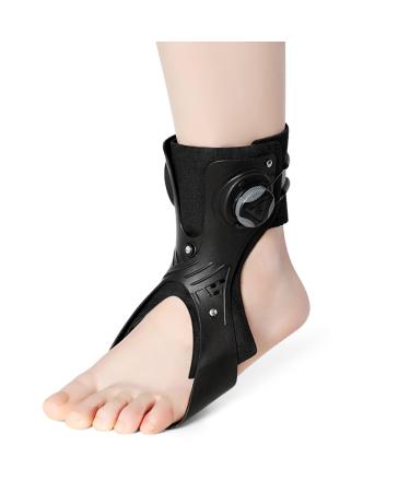 SFKLYU Drop Foot Brace Adjustable Ankle Braces for Sprained Ankle Ankle Splint Stabilizer with Inflatable Ankle Foot Orthosis Support Foot Training Equipment Style a left S S Style a left