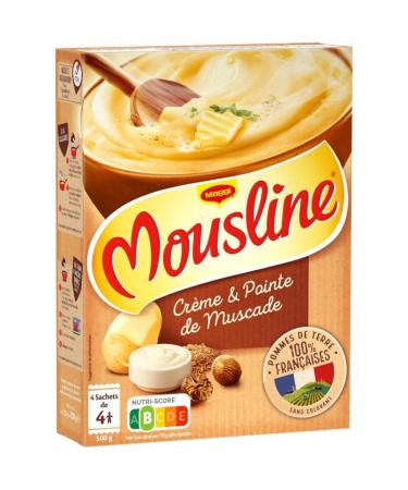 MOUSLINE - Mousline Puree Old-Fashioned Flavor 500G - Pack of 4 - Special Offer