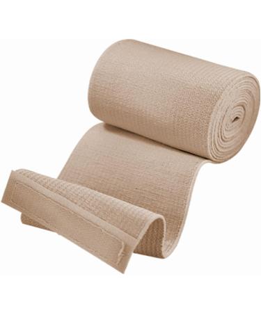 ACE 3 Elastic Bandage Wrap with Hook Closure Beige - 2 Count Pack for Compression Support - Buy Online on GoSupps.com