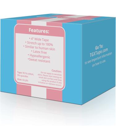 TransGenX 4 Inch Wide Tape - Extra Wide FTM Chest Binder for Transgender - Buy Online on GoSupps.com