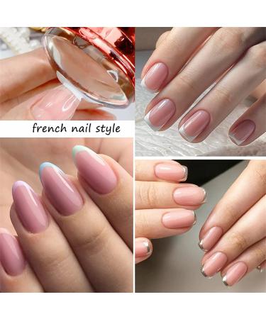 Dornail Clear Silicone French Nail Stamper Kit - Manicure Nail Art Tools - Buy Online on GoSupps.com