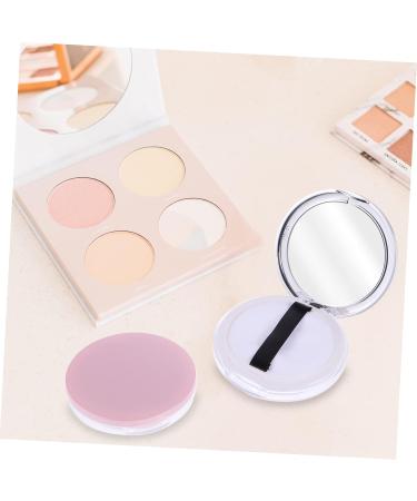 Healeved 2pcs Dispensing Empty Toner Cosmetic Pot Finish Powder Jar Loose Powder Compact Glass - Buy Online on GoSupps.com