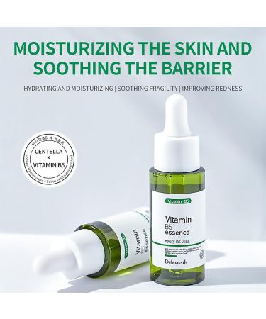 DEleventh Korean Brand Vitamin B5 Face Serum 30ml / Hydrate and Soothe Skin with Centella Asiatica Sodium Hyaluronate and Ceramide NP for a Calm Nourished and Radiant Complexion - Buy Online on GoSupps.com