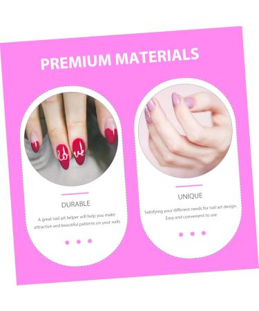 Healeved 5 Sets Nail Art Silicone Stamp Manicure Stamper Manicure Stamping Tool Nail Kits Nail Art Printer Silicone Manicure Printing Stamper Silica Gel Scraper Set Purple Metallic Color - Buy Online on GoSupps.com