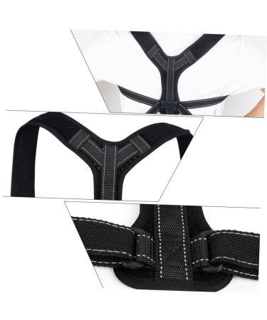 FOMIYES Black Belt Shoulder Posture Brace | Posture Trainer & Harness for Enhanced Alignment - Buy Online on GoSupps.com
