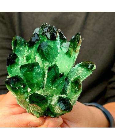 Green Ghost Crystal Ore Cluster Specimen ERTEYIN (Size : 750-850g)