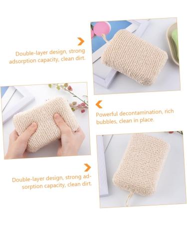 Zerodeko 2pcs Moisturizing Loofah Bath Balls - Exfoliating Sponge for Kids & Adults - Ideal Shower Pouf & Back Scrubber - Beige 1 Count - Buy Online on GoSupps.com