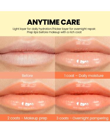 Moisturizing Lip Mask Fruit Colored Two-tone Lip Balm with Orange Extract Long Lasting Nourishing & Hydration Lip Mask with Remove Fine Lines Enhance Lip Elasticity (#05 Orange Radiance) #05 Orange Radiance 0.4 Ounce - Buy Online on GoSupps.com