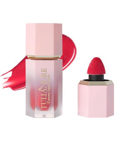 Liquid - Cream Makeup for Super Dewy Liquid Look - Natural Long-Wearing Liquid Cheek Smudge-Proof Look for Women's Eyes Cheek Lips Makeup Pochy 03#