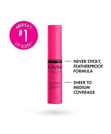 NYX Butter Gloss Summer Fruit - Hot Pink Lip Gloss 0.27 Fl Oz - Buy Online on GoSupps.com