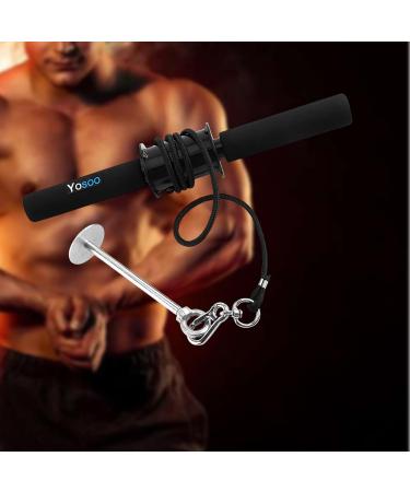 Yosoo Forearm Wrist Blaster Roller Trainer | Arm Strength & Power Training Equipment | Up to 9.5kg Resistance 39cm Rope Length - Buy Online on GoSupps.com