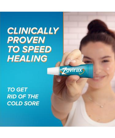 Zovirax Cold Sore Cream Cold Sore Treatment That Speeds Healing Time 2 g - Buy Online on GoSupps.com