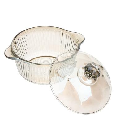 Zerodeko Food Supplies to Go Food Containers with Lids Instant Noodle Bowl Soup Bowls Fruit Bowls Salad Containers with Lids Ramen Noodles Bowl Snacks Container Household Food Bowl Glass 14x14cm As Shown