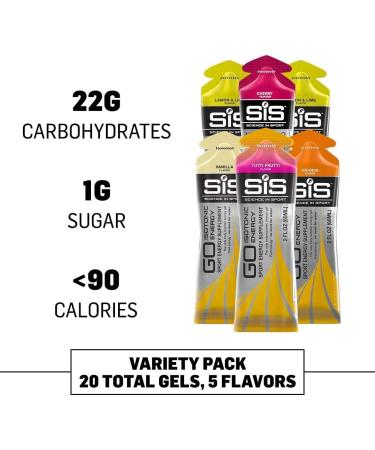 Science in Sport Isotonic Energy Gels  22g Fast Acting Carbohydrates  Performance & Endurance Sport Nutrition for Athletes  Energy Gels for Running  Cycling  Triathlon  Fruity Variety - 2 oz - 20 Pack - Buy Online on GoSupps.com