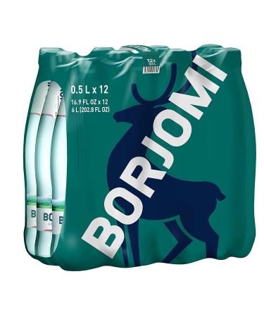 Buy Borjomi Mineral Soda Water 0.5L - Pack of 12 | Refreshing International Shipping - Buy Online on GoSupps.com