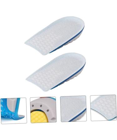 FRCOLOR Shock Absorbing Height Increasing Insoles for Men & Women | Elevator Shoe Inserts for Plantar Support & Comfort | 1 Pair Blue 11X6.3X1.5CM - Buy Online on GoSupps.com