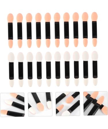 SKISUNO Eye Shadow Sponge Applicator 20pcs Small Eyeshadow Size Woman Lady Double-headed Makeup Female Disposable Brush for - Buy Online on GoSupps.com