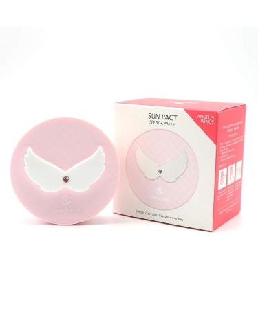 Peach Baby Kids Sun Cushion SPF50+ PA+++ 15g | Travel Size Sunscreen Compact for Sensitive & Damaged Skin - Angel's Wing - Buy Online on GoSupps.com